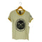 ダブルスタンダードクロージングヒム D/him 裾シングル サークルロゴ リンガーTシャツ メンズ JPN:46