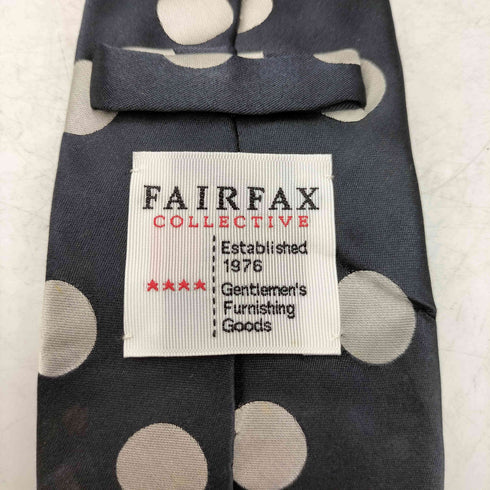 フェアファクス FAIRFAX ポルカドット ネクタイ メンズ