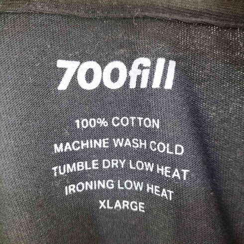 700fill ロゴ刺繍 ロンT メンズ XL