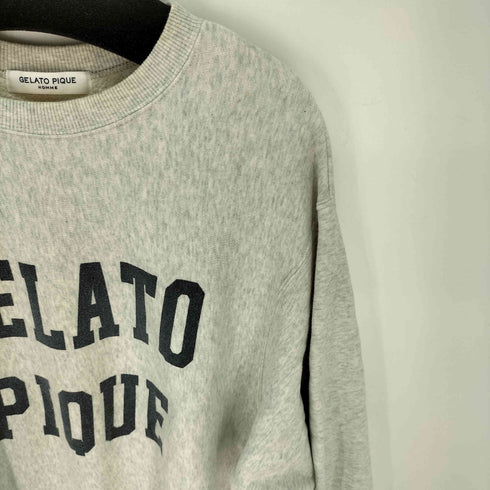 ジェラートピケオム Gelato Pique Homme カレッジ ロゴ リバース型 スウェット メンズ JPN:L