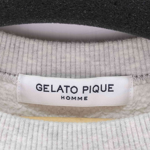 ジェラートピケオム Gelato Pique Homme カレッジ ロゴ リバース型 スウェット メンズ JPN:L