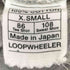 ループウィラー LOOPWHEELER 前Vガゼット プルオーバーパーカー メンズ XS