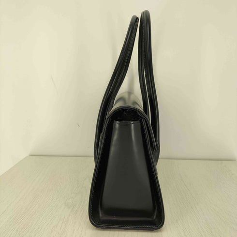 ピエールカルダン pierre cardin レザー ロゴボタン ハンドバック レディース