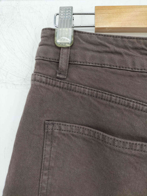 ザラ ZARA ワイドカラーデニムパンツ レディース 24