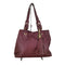 VACANZE D'ATTRICE ELEGAGE シボ革 タッセルハンドバッグ レディース