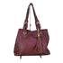VACANZE D'ATTRICE ELEGAGE シボ革 タッセルハンドバッグ レディース