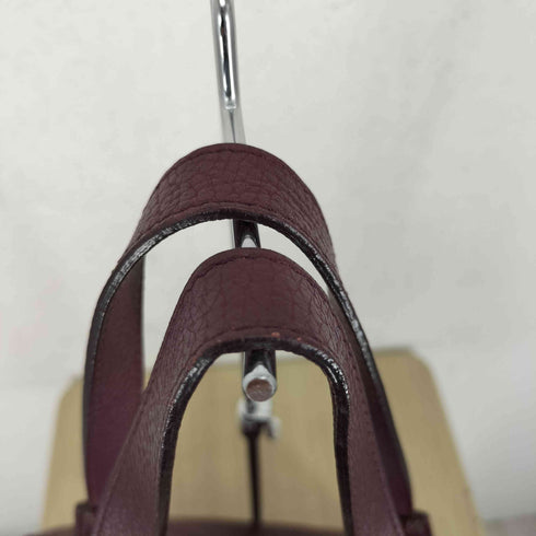VACANZE D'ATTRICE ELEGAGE シボ革 タッセルハンドバッグ レディース