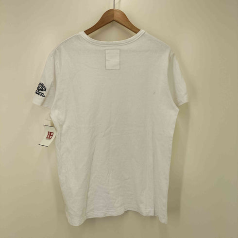 MADE FOR THE B.V.D. The HEAVYWEIGHT-T スリーブ ロゴ刺繍 クルーネック Tシャツ メンズ import:L