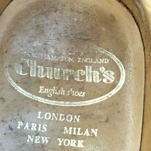 チャーチ churchs 英国製 レザー ウィングチップ ビジネス シューズ メンズ