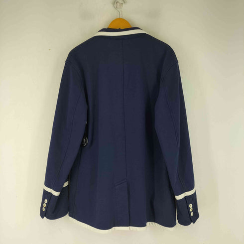 ポロバイラルフローレン Polo by RALPH LAUREN 90S 刺繍 紺ブレ コットンジャケット メンズ import:L