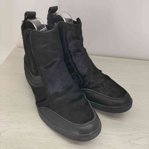ディーゼル DIESEL THUNDER サンダー ハラコ レザー ハイカット シューズ Y2K メンズ US:7.5