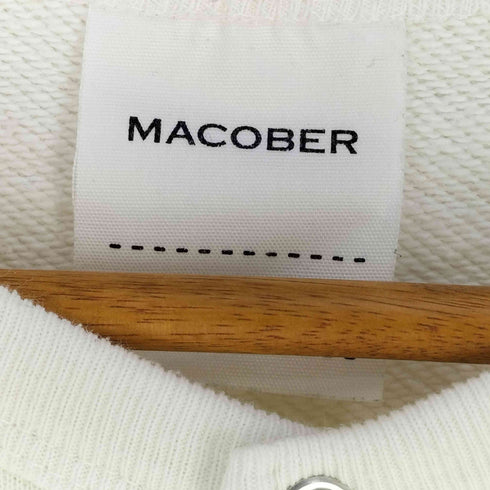マコバ macober スナップボタン スウェットカーディガン レディース FREE