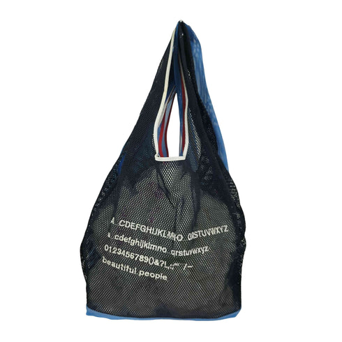 ビューティフルピープル beautiful people alphabet embroidery marche flip bag メンズ