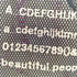 ビューティフルピープル beautiful people alphabet embroidery marche flip bag メンズ
