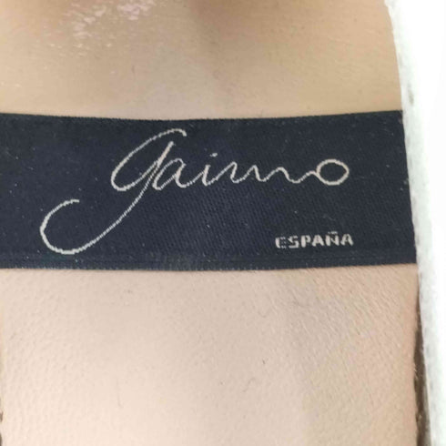 ガイモ GAIMO スペイン製 スウェード ウェッジソール パンプス レディース EUR:36