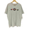 ヘインズ Hanes 霜降り 両面プリントクルーネックTシャツ メンズ 2XL