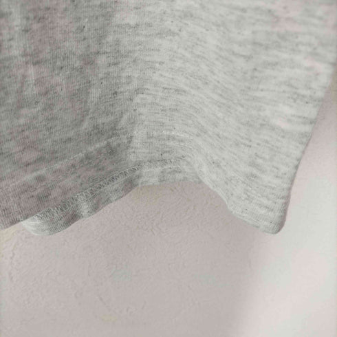 ヘインズ Hanes 霜降り 両面プリントクルーネックTシャツ メンズ 2XL