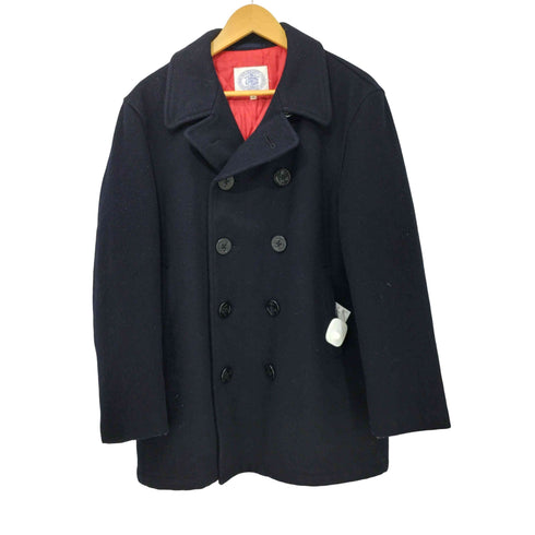 ジェイプレス J.PRESS ダブルブレスト ウール ピーコート メンズ JPN:M