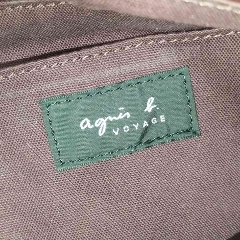 アニエスベー agnes b. エナメルトートバッグ レディース
