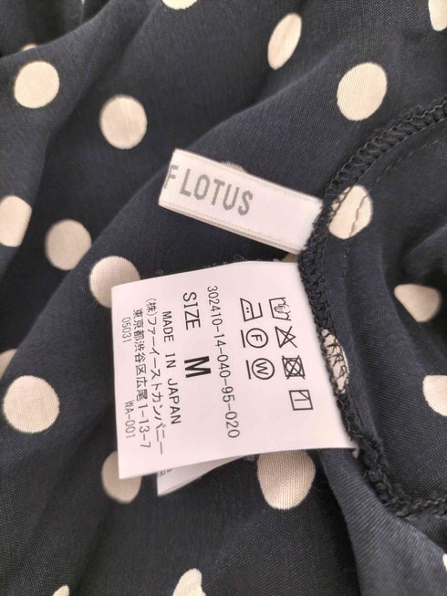 ハウスオブロータス HOUSE OF LOTUS ドット柄ワンピース レディース M