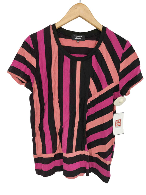 ソニアリキエル SONIA RYKIEL collection マルチストライプ柄 S/S Tシャツ レディース 38