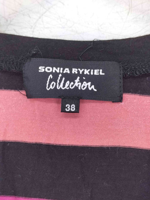 ソニアリキエル SONIA RYKIEL collection マルチストライプ柄 S/S Tシャツ レディース 38