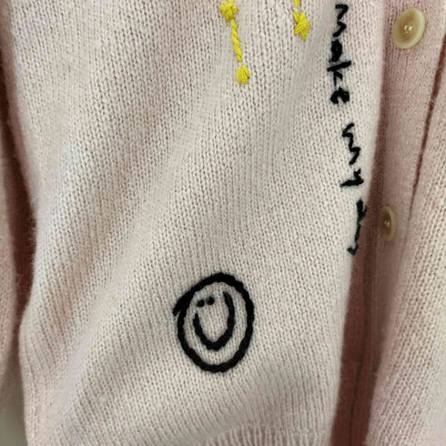 ファーファー furfur メッセージ刺繍カーディガン レディース ONE SIZE