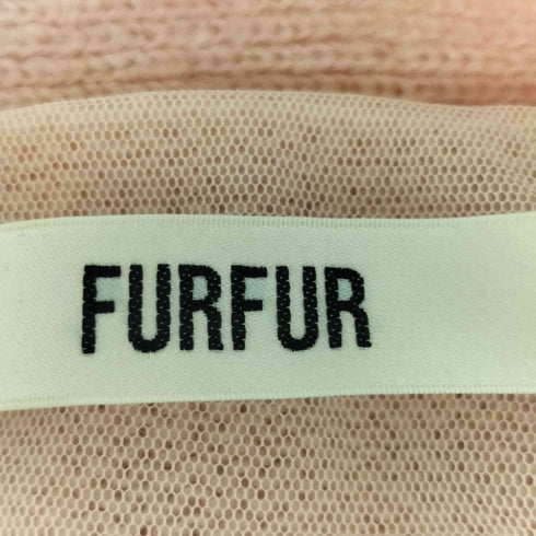 ファーファー furfur メッセージ刺繍カーディガン レディース ONE SIZE