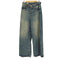 ザラ ZARA OVERDYED BAGGY JEANS メンズ FR:38-40