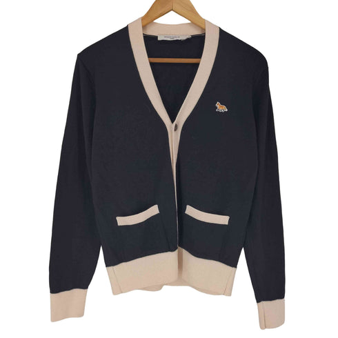 メゾンキツネ MAISON KITSUNE フォックスパッチ カーディガン メンズ import:XS