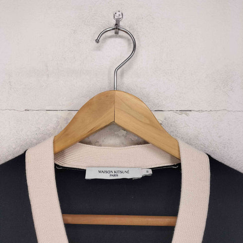 メゾンキツネ MAISON KITSUNE フォックスパッチ カーディガン メンズ import:XS