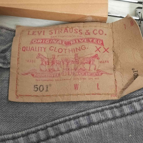 リーバイス Levis 00S 501 ボタン裏647 先染め ストレートデニム メンズ W29/L30