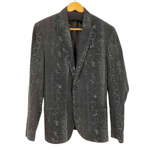 ザラマン ZARA MAN パイソン柄 2Bテーラードジャケット メンズ import:M