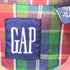 ギャップ Gap USA製 OLD 紺タグ ボタンダウンチェックシャツ メンズ import:L