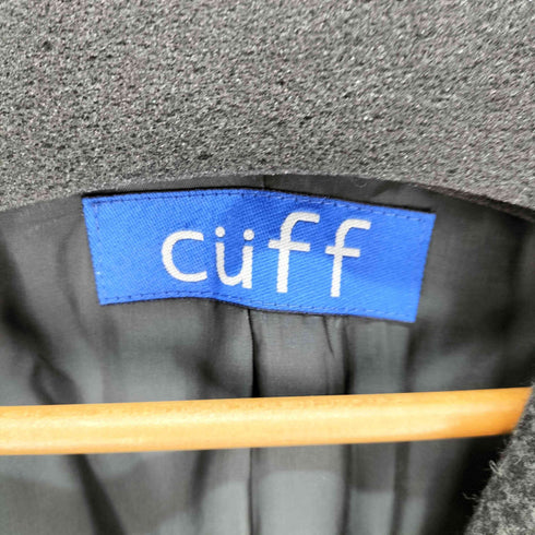cuff チェック切替テーラードジャケット レディース