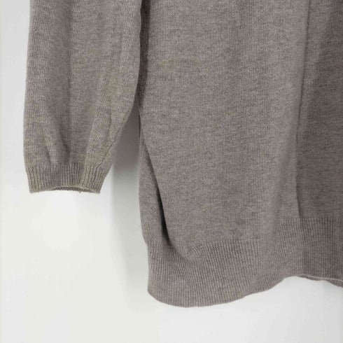 ウィークエンドマックスマーラ Weekend Max Mara カシミヤ混 バックボタン オーバーサイズ クルーネックニット レディース import:L