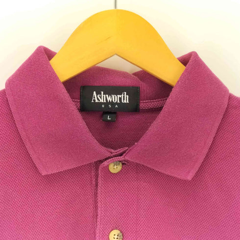 アシュワース ASHWORTH 刺繍デザインポロシャツ メンズ import:L
