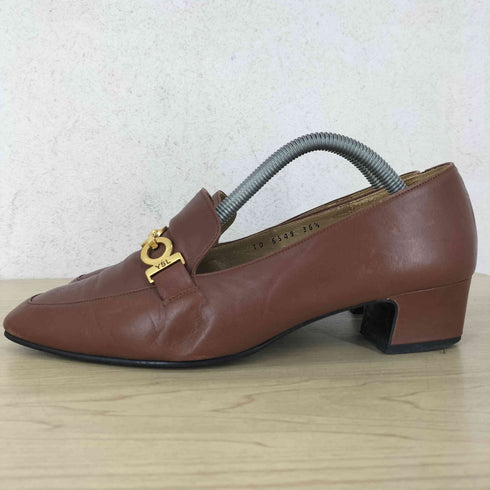 イヴサンローラン Yves Saint Laurent レザー ビットパンプス レディース 36 1/2