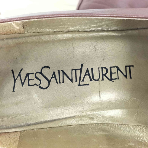 イヴサンローラン Yves Saint Laurent レザー ビットパンプス レディース 36 1/2