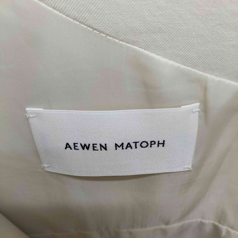 イウエンマトフ AEWEN MATOPH フェイクスエード アシンメトリー ワンピース レディース 38