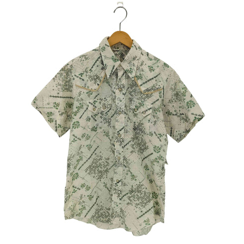 花柄 S/S ウエスタンシャツ メンズ 15 1/2-34