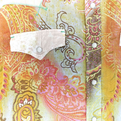 LUCKY STONE S/S ペイズリーウエスタンシャツ メンズ import:M
