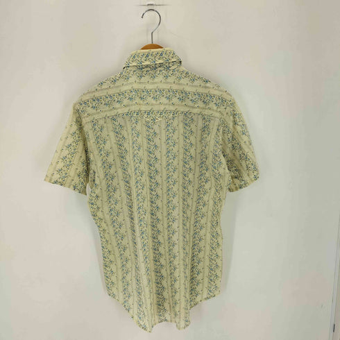 シアーズ Sears 70-80s 三角タグ 小花柄 S/S ウエスタンシャツ メンズ import:M 15-15 1/2