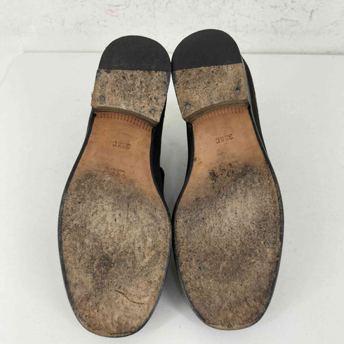 グッチ GUCCI ホースビット スウェードローファー レディース 35 1/2