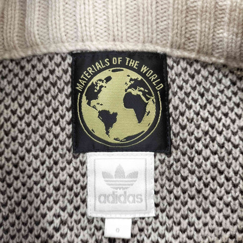アディダスオリジナルス adidas Originals MATERIALS OF THE WORLD ジップアップニットカーディガン メンズ O