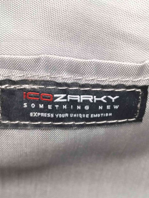 ICOZARKY レザー 切替 ショルダーバッグ メンズ