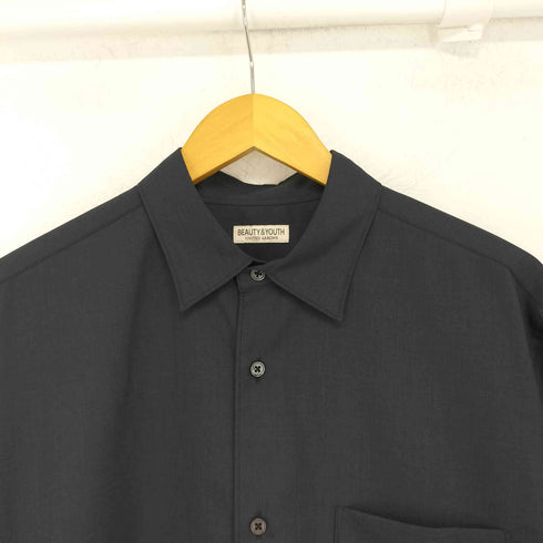 ビューティーアンドユースユナイテッドアローズ BEAUTY & YOUTH UNITED ARROWS 尾州 レギュラー フォルム テーパード シャツ メンズ JPN:L