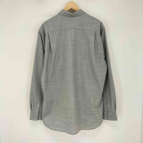 ムジラボ MUJI labo ウール混レギュラーカラーシャツ メンズ JPN:L