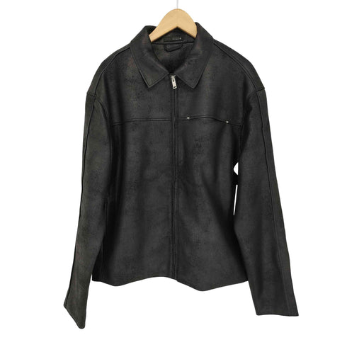 ザラ ZARA フェイクレザージャケット メンズ import:L