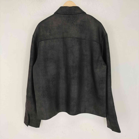 ザラ ZARA フェイクレザージャケット メンズ import:L